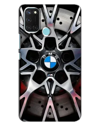 Чехол для Realme C17 с картинкой «BMW — деталь диска»