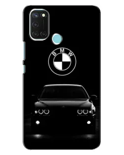 Чехол для Realme C17 с картинкой «BMW — взгляд из темноты»