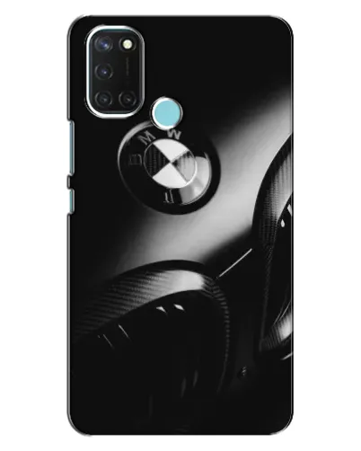 Чехол для Realme C17 с картинкой «Эмблема BMW — макро»