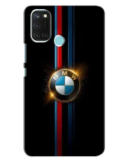 Чехол для Realme C17 с картинкой «BMW M-Power неон»