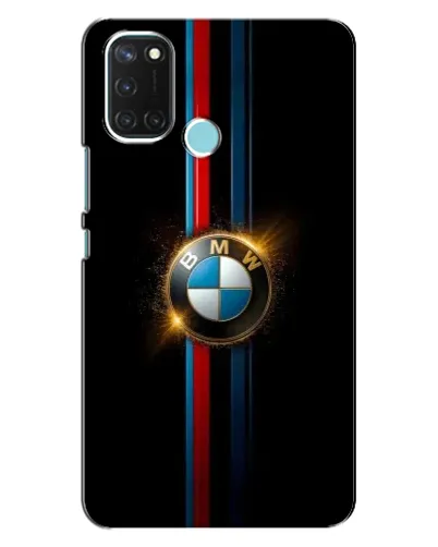 Чехол для Realme C17 с картинкой «BMW M-Power неон»