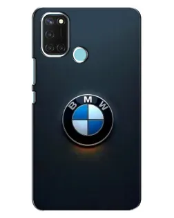 Чехол для Realme C17 с картинкой «Логотип BMW — минимализм»