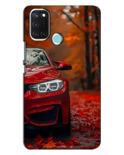 Чехол для Realme C17 с картинкой «Осенняя BMW M4»