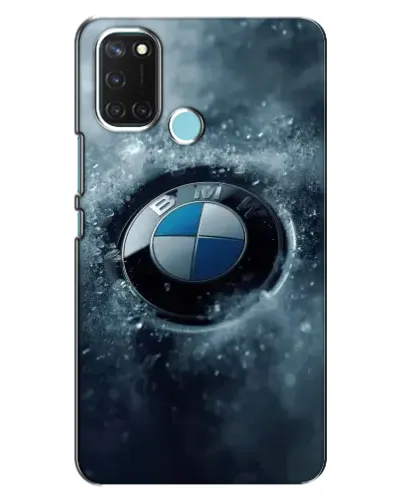 Чехол для Realme C17 с картинкой «Логотип BMW — лед» Чехол для Realme C17 с картинкой «Логотип BMW — лед»