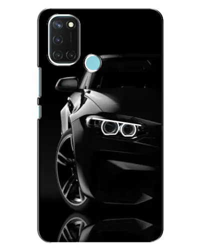 Чехол для Realme C17 с картинкой «Черная BMW — профиль» Чехол для Realme C17 с картинкой «Черная BMW — профиль»