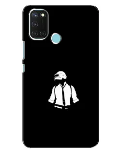 Чохол для Realme C17 з картинкою «PUBG — білий шолом» Чохол для Realme C17 з картинкою «PUBG — білий шолом»