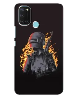 Чохол для Realme C17 з картинкою «PUBG — вогняний силует» Чохол для Realme C17 з картинкою «PUBG — вогняний силует»