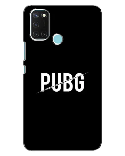 Чохол для Realme C17 з картинкою «PUBG — білий логотип» Чохол для Realme C17 з картинкою «PUBG — білий логотип»