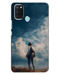 Чохол для Realme C17 з картинкою «Герой PUBG на скелі» Чохол для Realme C17 з картинкою «Герой PUBG на скелі»