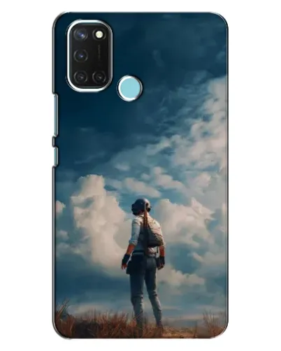 Чохол для Realme C17 з картинкою «Герой PUBG на скелі» Чохол для Realme C17 з картинкою «Герой PUBG на скелі»