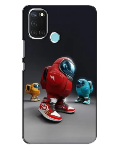 Чехол для Realme C17 с картинкой «Among Us — 3D стиль»