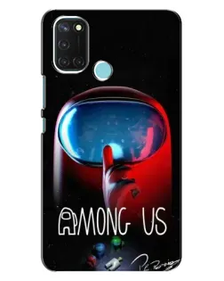 Чохол для Realme C17 з картинкою «Червоний імпостер — макро» Чохол для Realme C17 з картинкою «Червоний імпостер — макро»