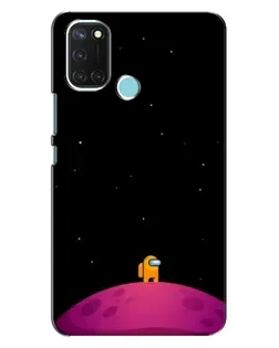 Чохол для Realme C17 з картинкою «Самотній герой на планеті» Чохол для Realme C17 з картинкою «Самотній герой на планеті»