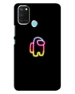 Чехол для Realme C17 с картинкой «Among Us градиент»
