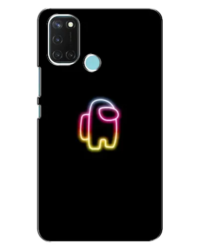 Чехол для Realme C17 с картинкой «Among Us градиент»