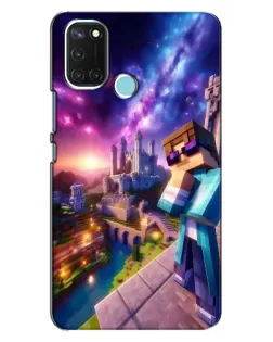 Чохол для Realme C17 з картинкою «Стів та космос» Чохол для Realme C17 з картинкою «Стів та космос»
