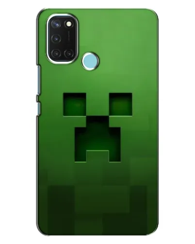 Чехол для Realme C17 с картинкой «Крипер микро-дизайн»