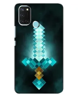Чохол для Realme C17 з картинкою «Алмазний меч неон» Чохол для Realme C17 з картинкою «Алмазний меч неон»