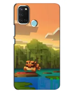 Чохол для Realme C17 з картинкою «Майнкрафт захід сонця» Чохол для Realme C17 з картинкою «Майнкрафт захід сонця»