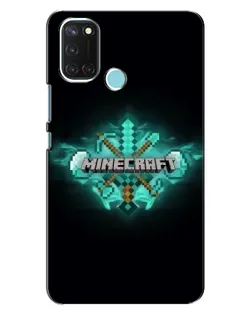 Чохол для Realme C17 з картинкою «Minecraft Diamond лого» Чохол для Realme C17 з картинкою «Minecraft Diamond лого»