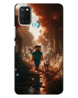 Чохол для Realme C17 з картинкою «Стів у лісі» Чохол для Realme C17 з картинкою «Стів у лісі»