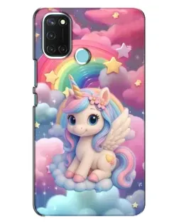 Чехол для Realme C17 с картинкой «Маленький единорог»