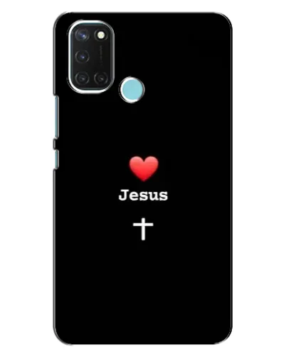 Чехол для Realme C17 с картинкой «Сердце - Jesus» Чехол для Realme C17 с картинкой «Сердце - Jesus»