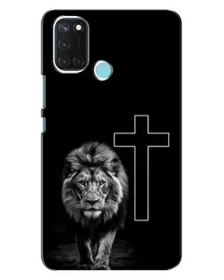 Чехол для Realme C17 с картинкой «Лев и Крест» Чехол для Realme C17 с картинкой «Лев и Крест»