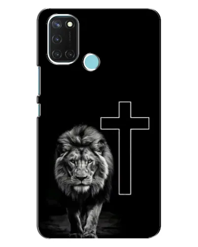 Чехол для Realme C17 с картинкой «Лев и Крест» Чехол для Realme C17 с картинкой «Лев и Крест»