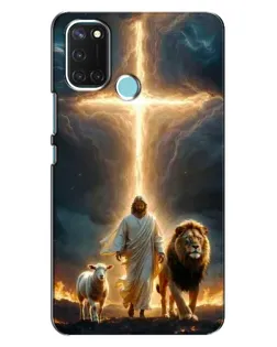 Чехол для Realme C17 с картинкой «Лев Иуды и Свет» Чехол для Realme C17 с картинкой «Лев Иуды и Свет»