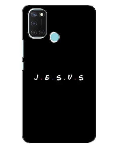 Чехол для Realme C17 с картинкой «Точки веры J.E.S.U.S.» Чехол для Realme C17 с картинкой «Точки веры J.E.S.U.S.»