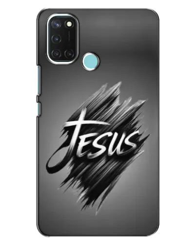 Чехол для Realme C17 с картинкой «Надпись Jesus Graffiti» Чехол для Realme C17 с картинкой «Надпись Jesus Graffiti»