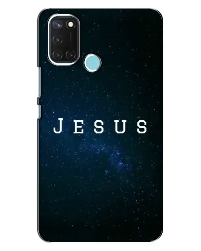 Чехол для Realme C17 с картинкой «Звездное небо Jesus» Чехол для Realme C17 с картинкой «Звездное небо Jesus»