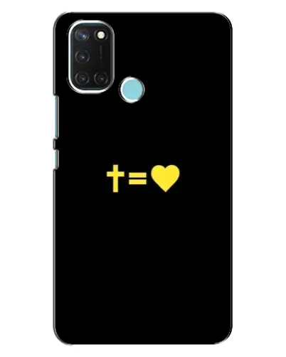 Чехол для Realme C17 с картинкой «Сердце и Крест» Чехол для Realme C17 с картинкой «Сердце и Крест»