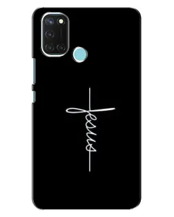 Чехол для Realme C17 с картинкой «Тонкая линия веры»