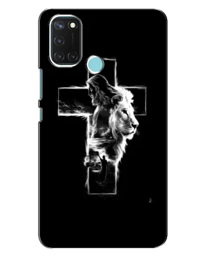 Чехол для Realme C17 с картинкой «Сияющий крест Jesus» Чехол для Realme C17 с картинкой «Сияющий крест Jesus»