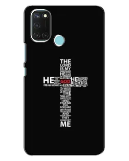 Чехол для Realme C17 с картинкой «Текстовый крест» Чехол для Realme C17 с картинкой «Текстовый крест»