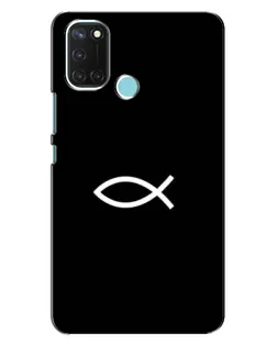 Чехол для Realme C17 с картинкой «Символ рыбы Jesus» Чехол для Realme C17 с картинкой «Символ рыбы Jesus»