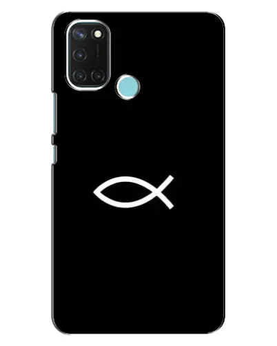 Чехол для Realme C17 с картинкой «Символ рыбы Jesus» Чехол для Realme C17 с картинкой «Символ рыбы Jesus»