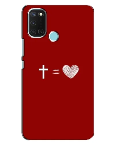 Чехол для Realme C17 с картинкой «Уравнение любви» Чехол для Realme C17 с картинкой «Уравнение любви»