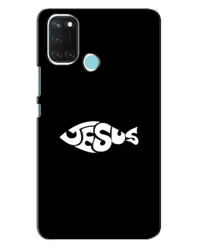 Чехол для Realme C17 с картинкой «Рыба Jesus» Чехол для Realme C17 с картинкой «Рыба Jesus»