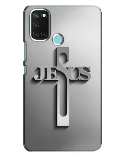 Чехол для Realme C17 с картинкой «Металлический крест Jesus» Чехол для Realme C17 с картинкой «Металлический крест Jesus»