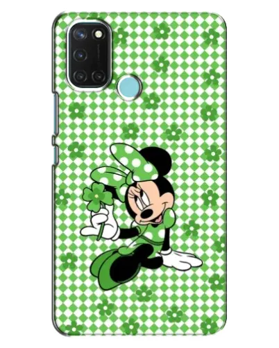 Чехол для Realme C17 с картинкой «Mickey в клетку»