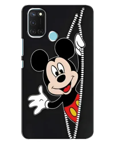 Чехол для Realme C17 с картинкой «Микки раздвигает стены»
