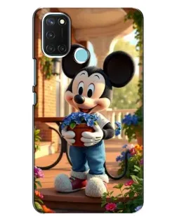Чехол для Realme C17 с картинкой «Микки садовод» Чехол для Realme C17 с картинкой «Микки садовод»