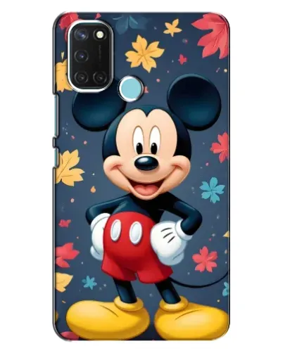 Чехол для Realme C17 с картинкой «Осенний Mickey Mouse»