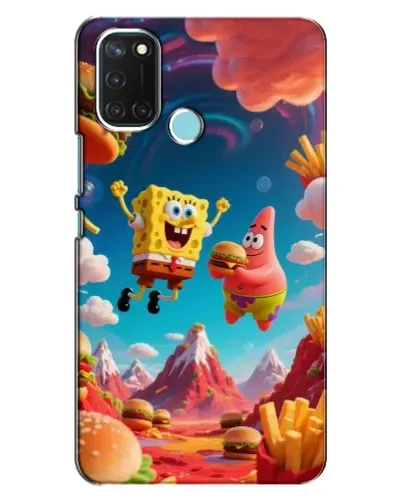 Чехол для Realme C17 с картинкой «Космический фастфуд» Чехол для Realme C17 с картинкой «Космический фастфуд»