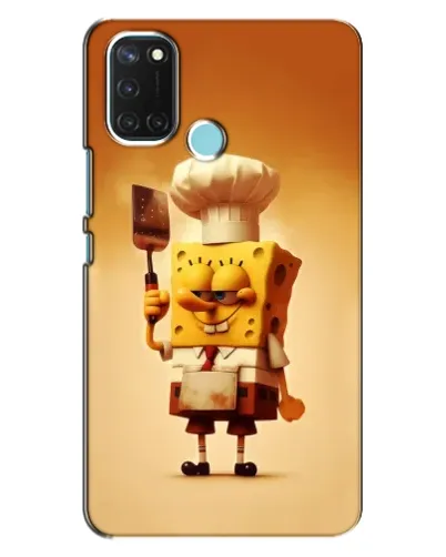 Чехол для Realme C17 с картинкой «Губка Боб повар» Чехол для Realme C17 с картинкой «Губка Боб повар»