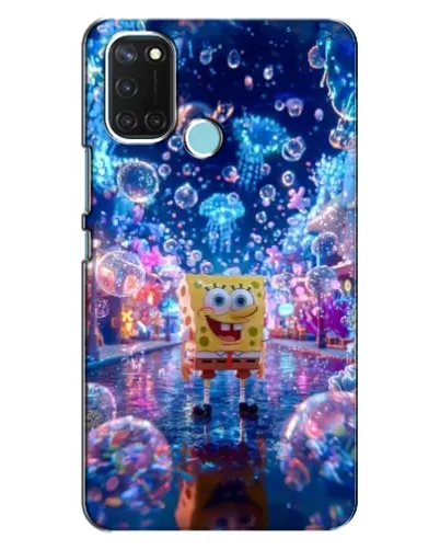 Чехол для Realme C17 с картинкой «Неоновый океан» Чехол для Realme C17 с картинкой «Неоновый океан»