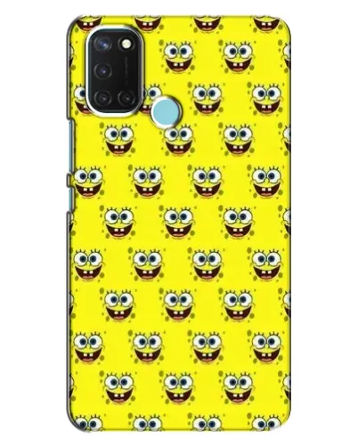 Чехол для Realme C17 с картинкой «Паттерн Губка Боб» Чехол для Realme C17 с картинкой «Паттерн Губка Боб»